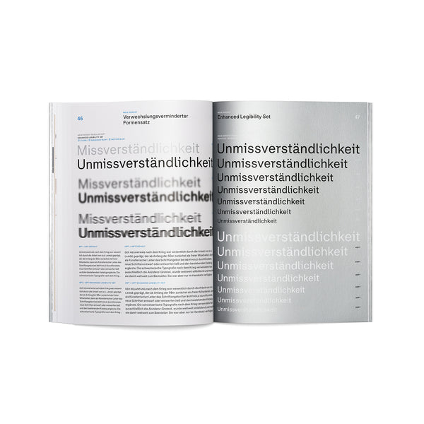 neue Serie57® Limited Edition Type Specimen