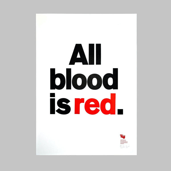 All blood is red.
