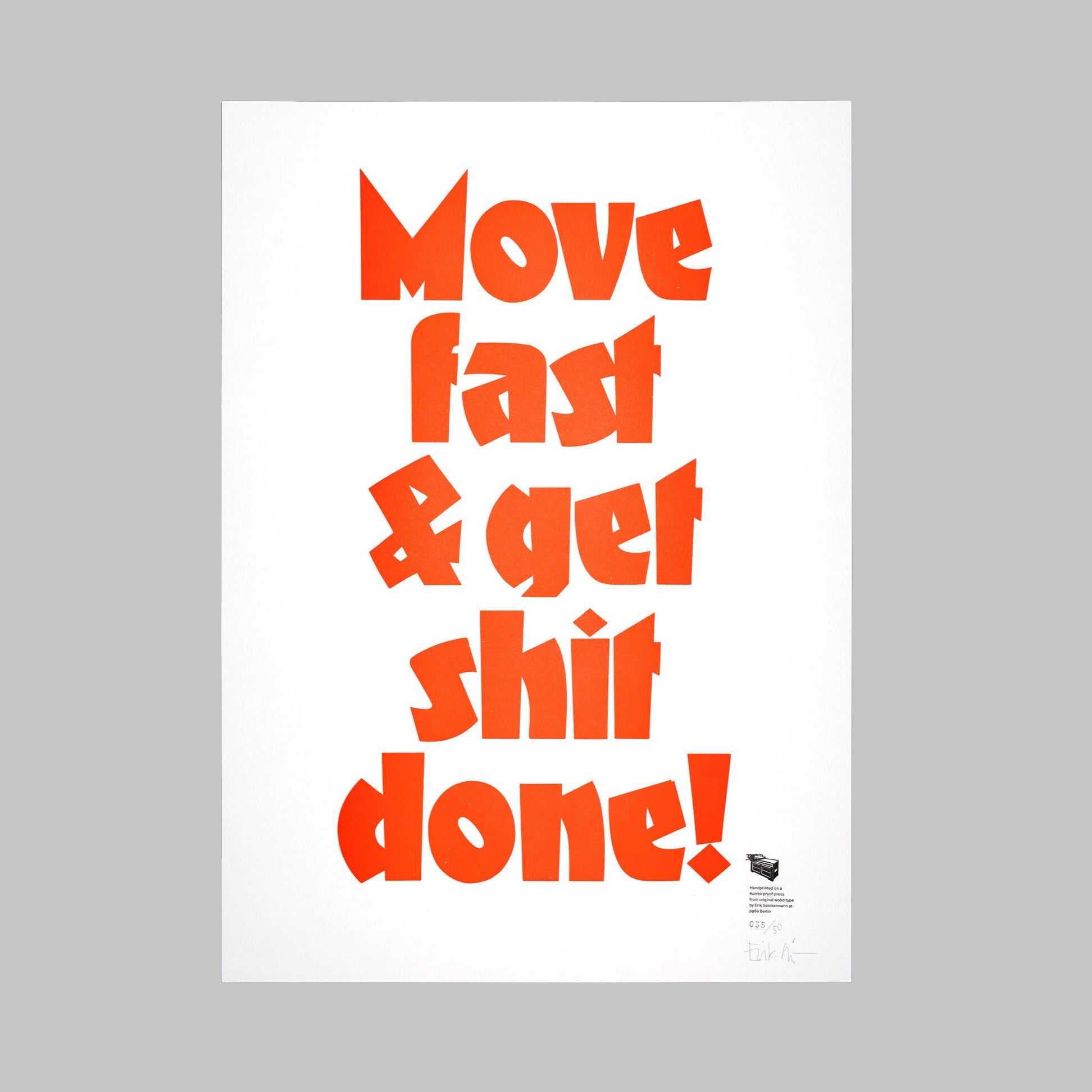 Move fast and get shit done – p98a.berlin shop