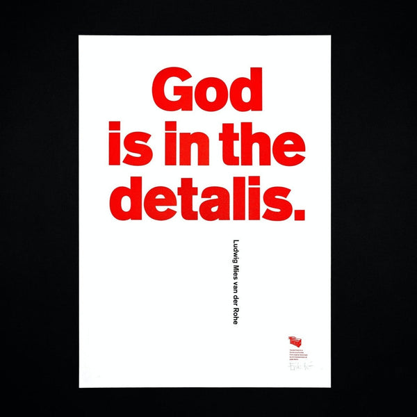 God is in the detalis.